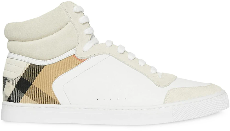 Burberry House Check High Top sneakers White Archive Beige - 8024123 - US