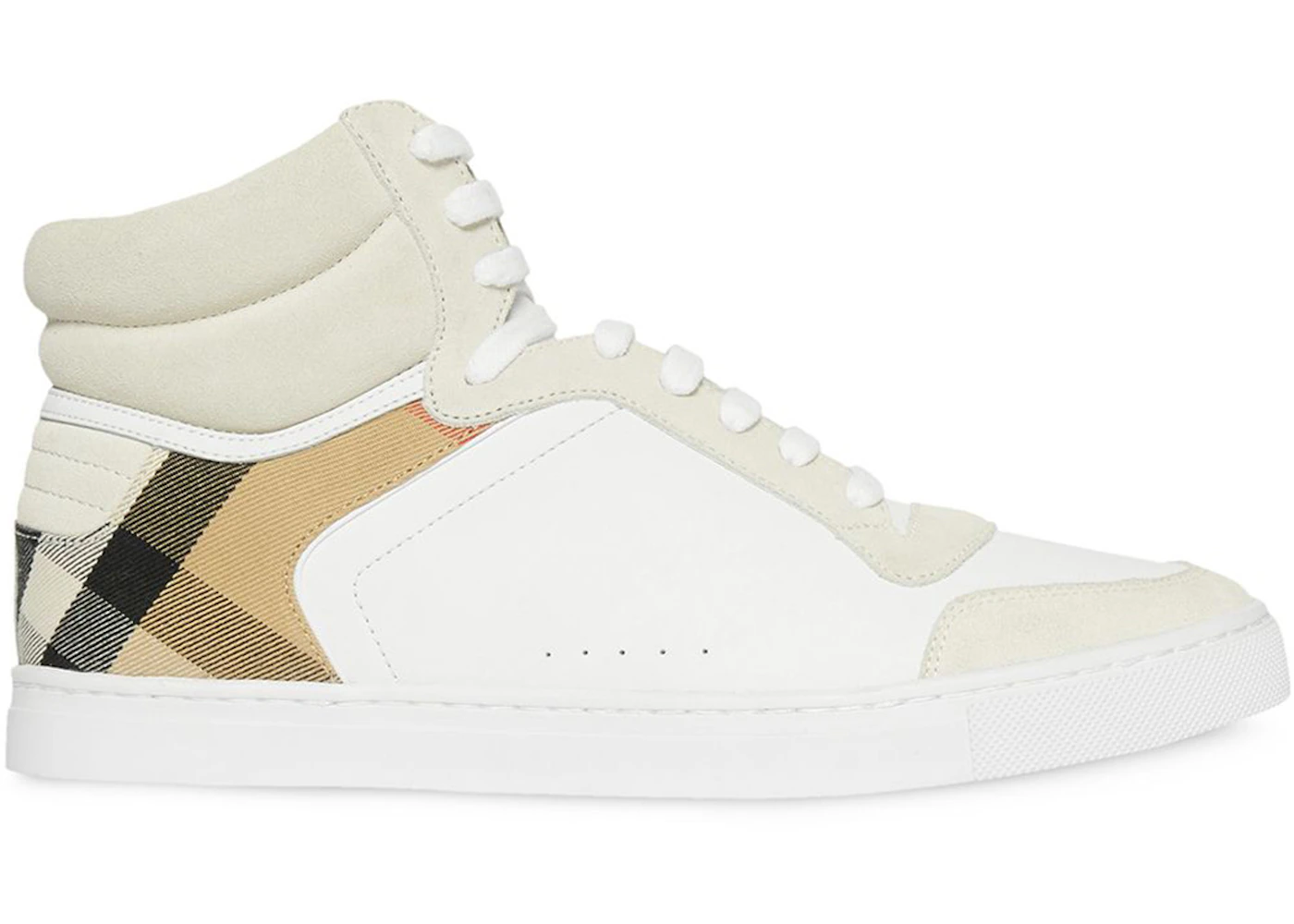 Burberry House Check High Top sneakers White Archive Beige Men's ...
