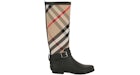 Burberry House Check Rain Boots Archive Beige Black (Women's)
