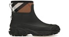Burberry House Check Rain Boots Black Archive Beige (Women's)
