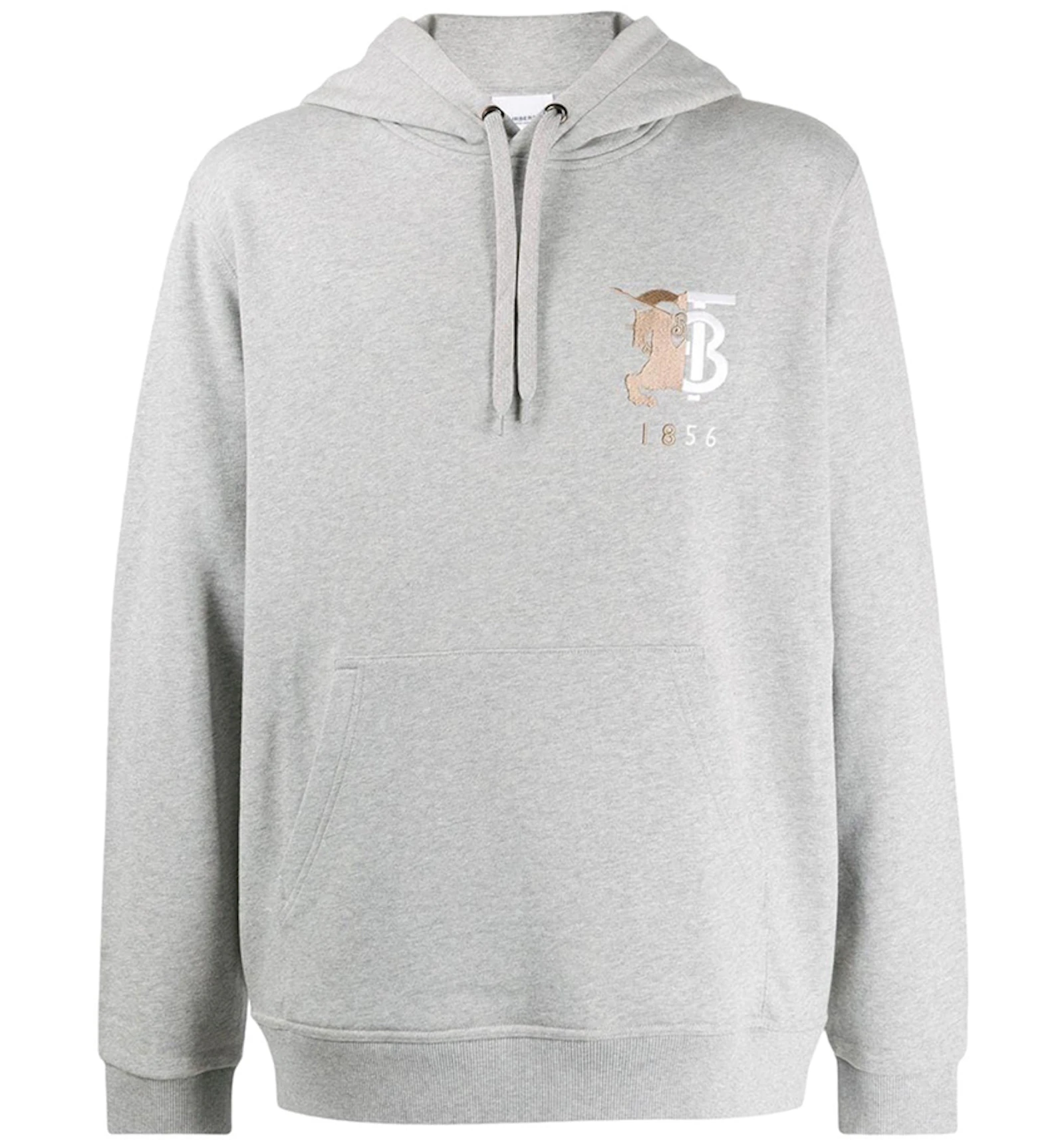 Burberry Hunter Hoodie Pale Grey Melange - CN