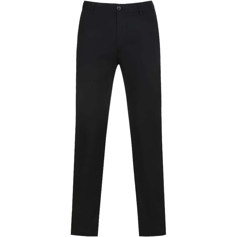 Pre-owned Burberry Men's  Icon Stripe Inside Detail Slim Fit Chinos In Black
