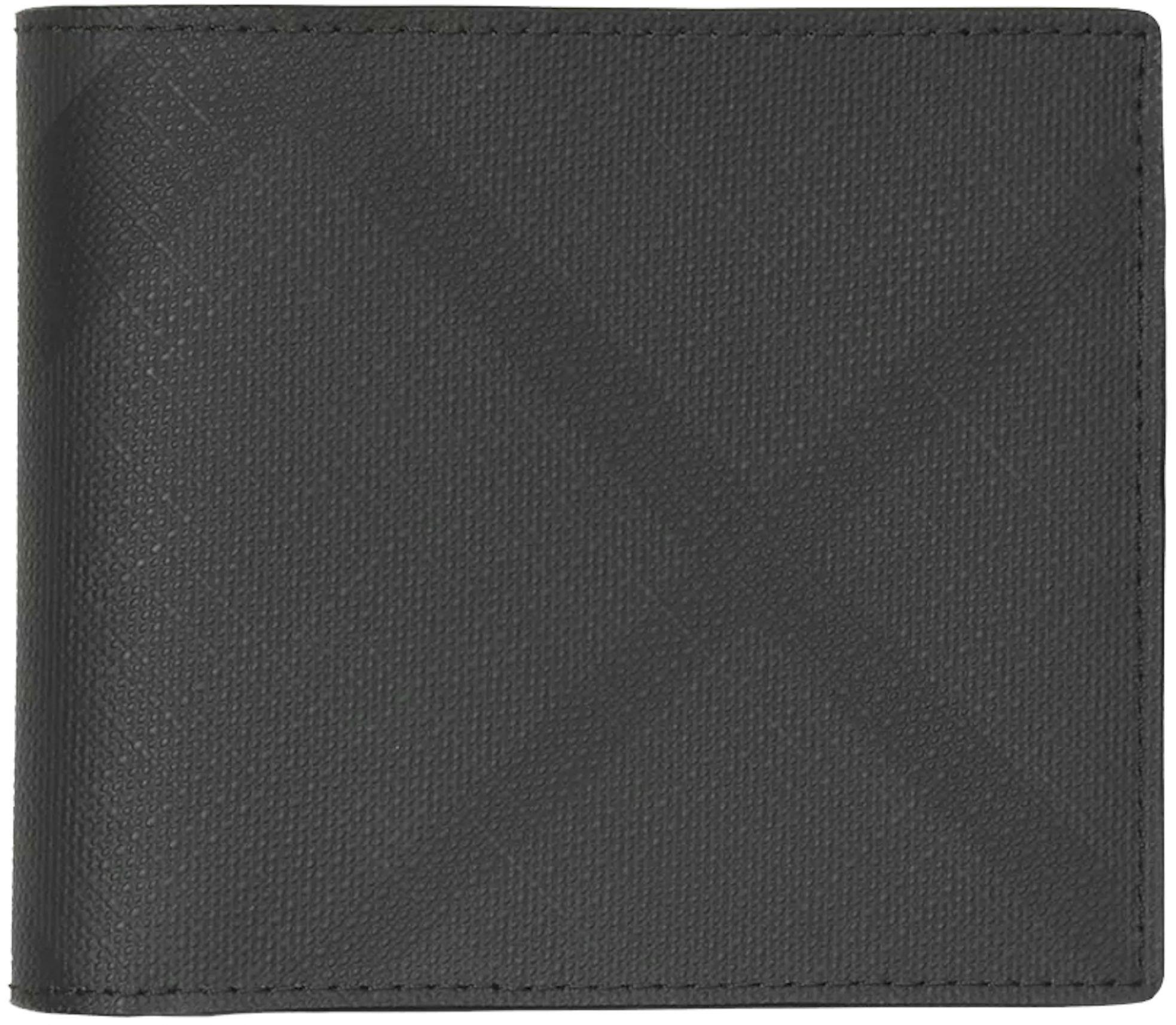 Burberry Vintage Check Bifold Wallet (8 Card Slot) Storm Grey Check in  Leather - US