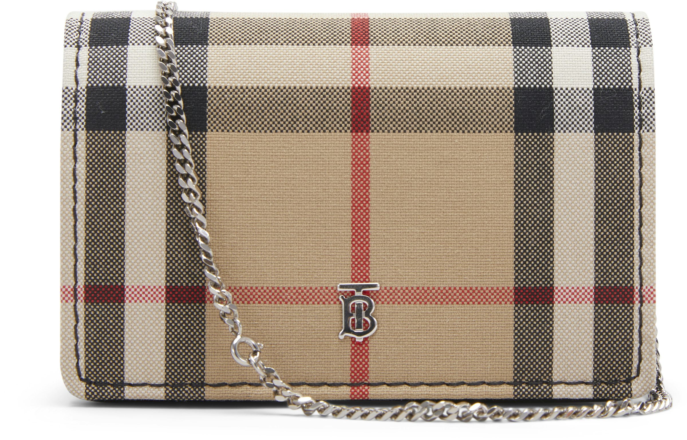 AUTHENTIC Burberry Vintage Check Bifold Coin Wallet BRAND NEW