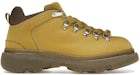Burberry Lace Up Leather Ankle Boot Mustard Yellow