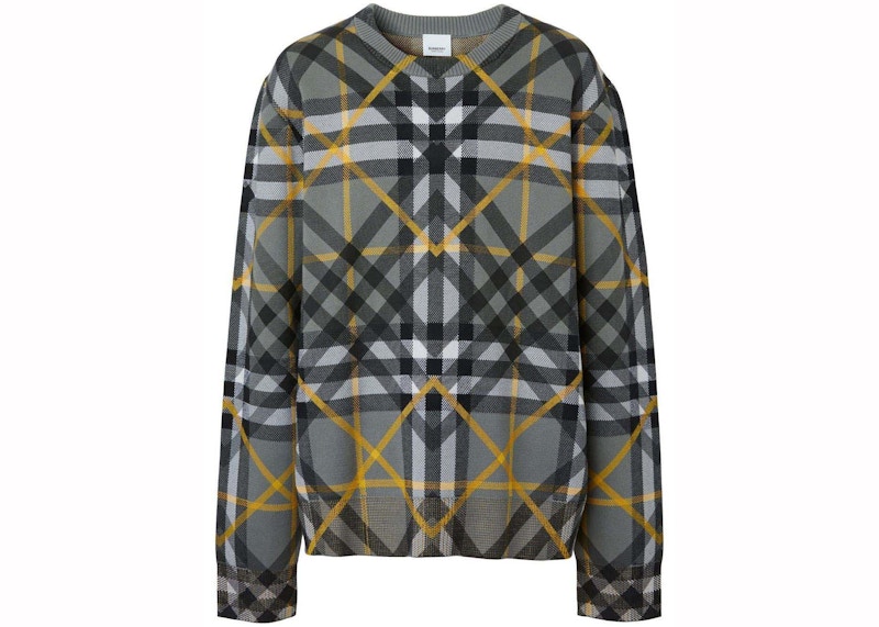 Burberry grey jumper best sale