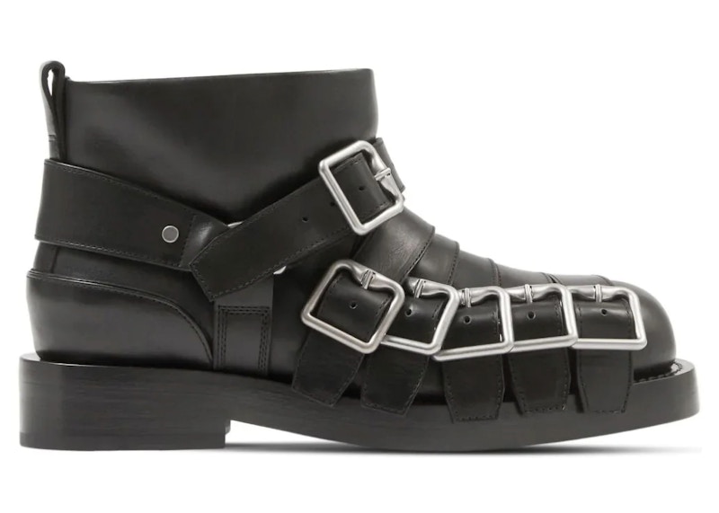 Burberry Leather Strap Boot Black (Women's) - 8077201 - US Burberry Leather Strap Boot Black (Women's) - 8077201 - US