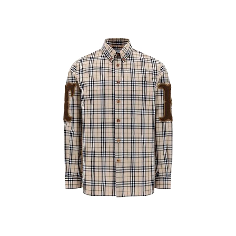 Mens burberry outlet print shirt