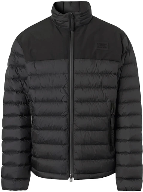 Burberry Logo Applique Lightweight Puffer Jacket Black - FW21 - US