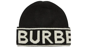 Burberry Logo Beanie Black