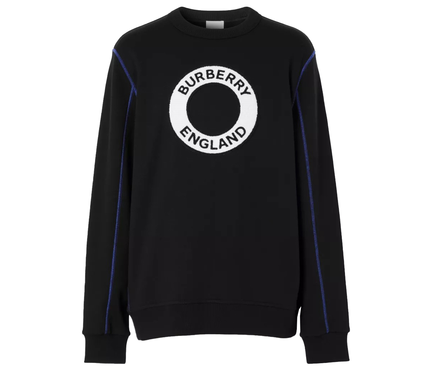 Burberry Logo Graphic Cotton Sweatshirt Black