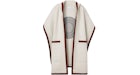 Burberry Logo Graphic Wool Cashmere Jacquard Hooded Cape Beige/Brown/Canvas