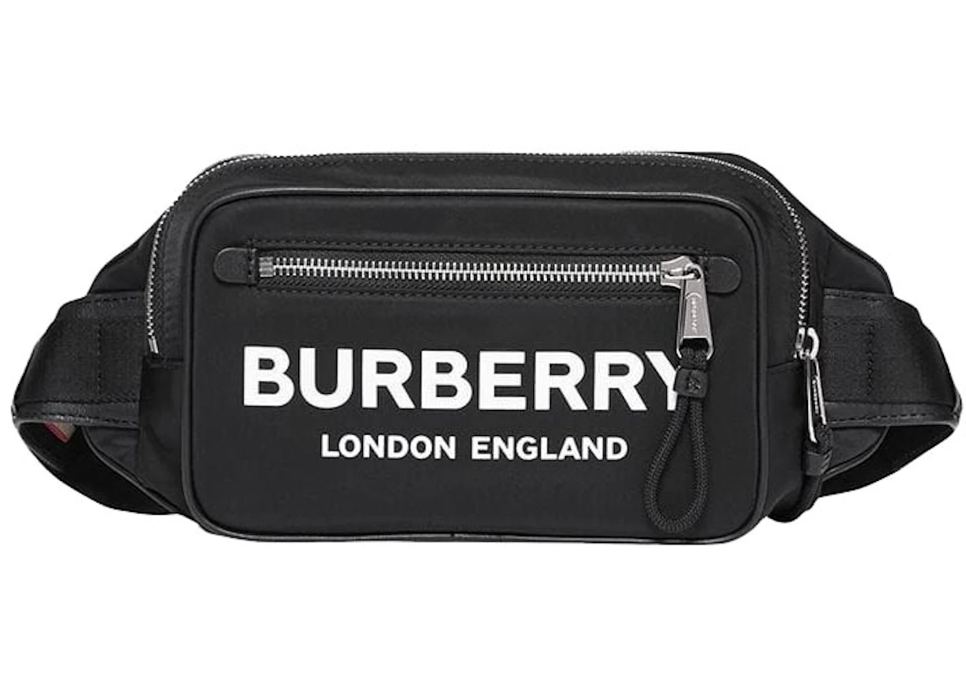 Burberry logo print econyl bum bag Clearance