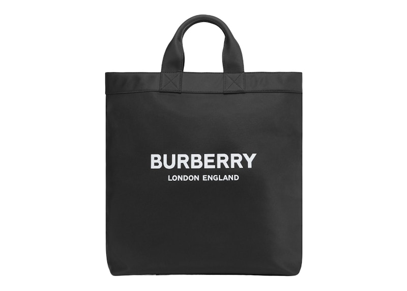 Burberry nylon outlet tote handbags