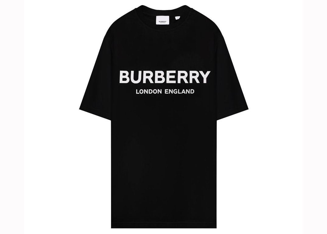 Pre-owned Burberry Logo Print T-shirt Black