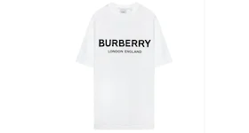 Burberry Logo Print T-shirt White