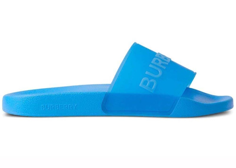 Burberry Logo Slide Blue Men s 8069784 GB