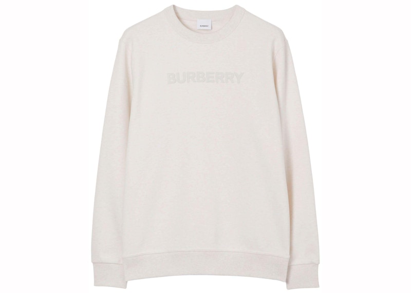 Burberry Logo Sweatshirt Beige Men s US