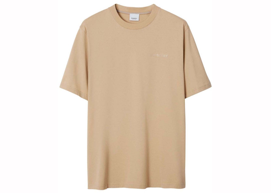 Pre-owned Burberry Logo T-shirt Beige