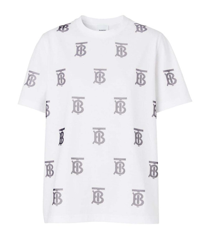 Pre-owned Burberry Logo T-shirt White