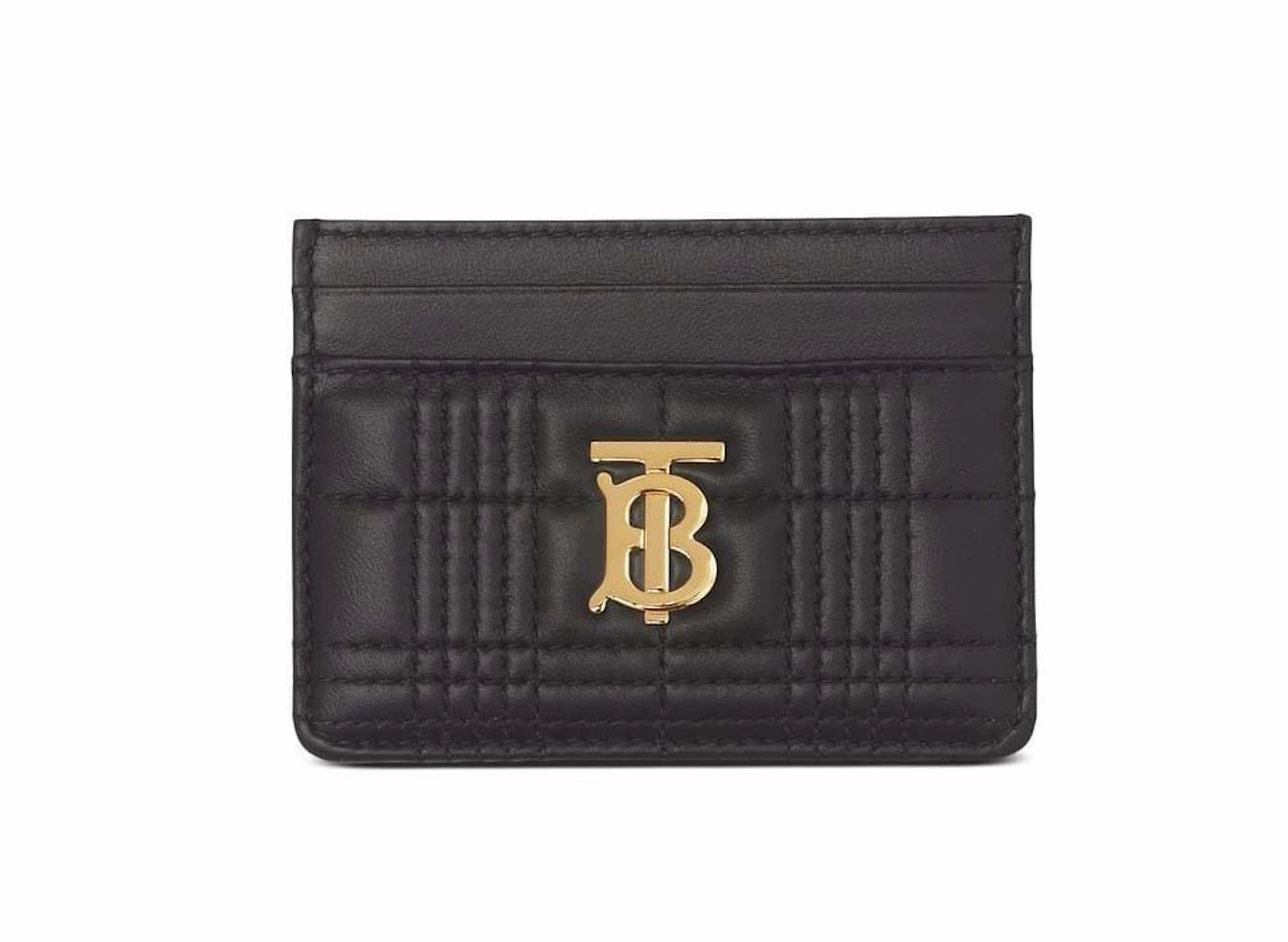 Burberry Lola Card Holder Black in Leather with Gold-tone - US