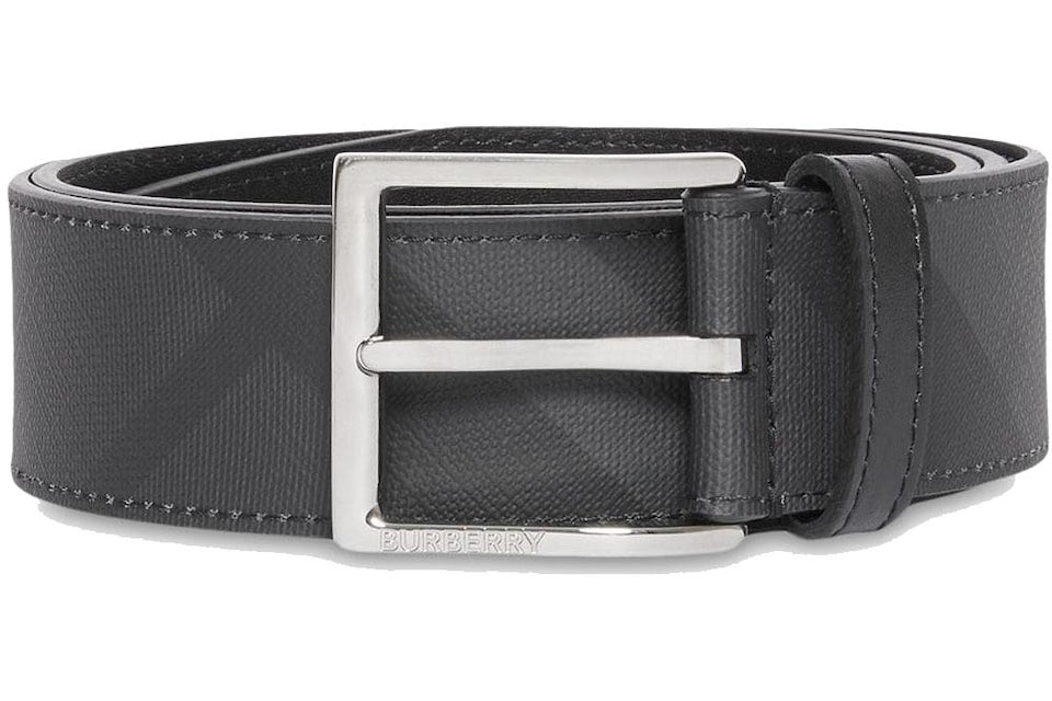 Burberry Belt Mens - Check Burberry Leather Belt