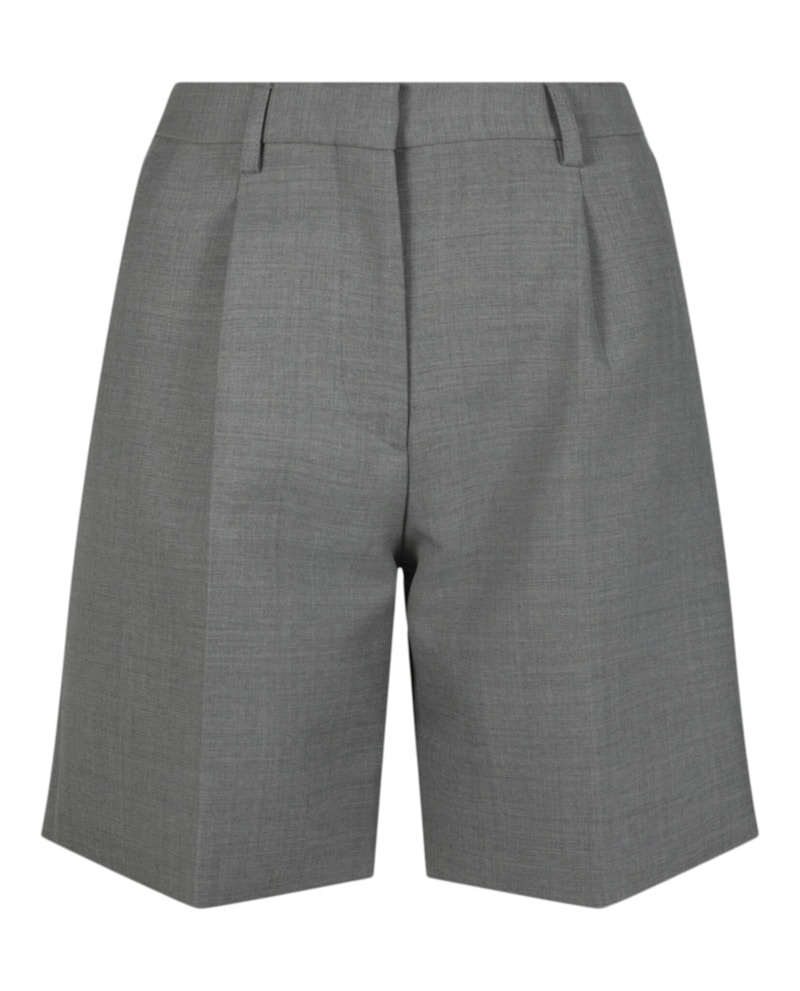 Pre-owned Burberry Women's  Lorie Trouser Shorts In Grey In Gray