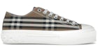 Burberry Low Top House Check Sneaker Taupe Brown