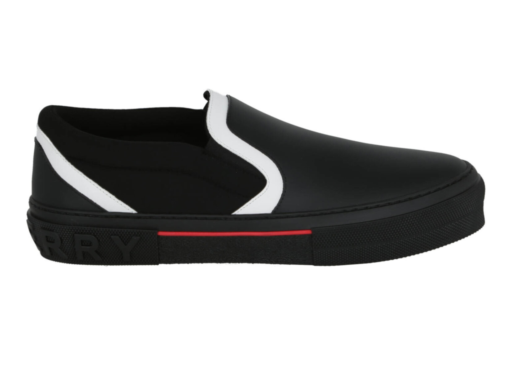 Burberry Low-Top Slip-On Sneaker Black Men's - 8058035 00002 - US