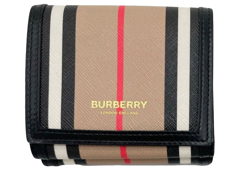 Burberry Luna Wallet Archive Beige in Canvas GB