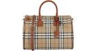 Borsa da bowling Burberry Medium Check Vintage Briar Brown