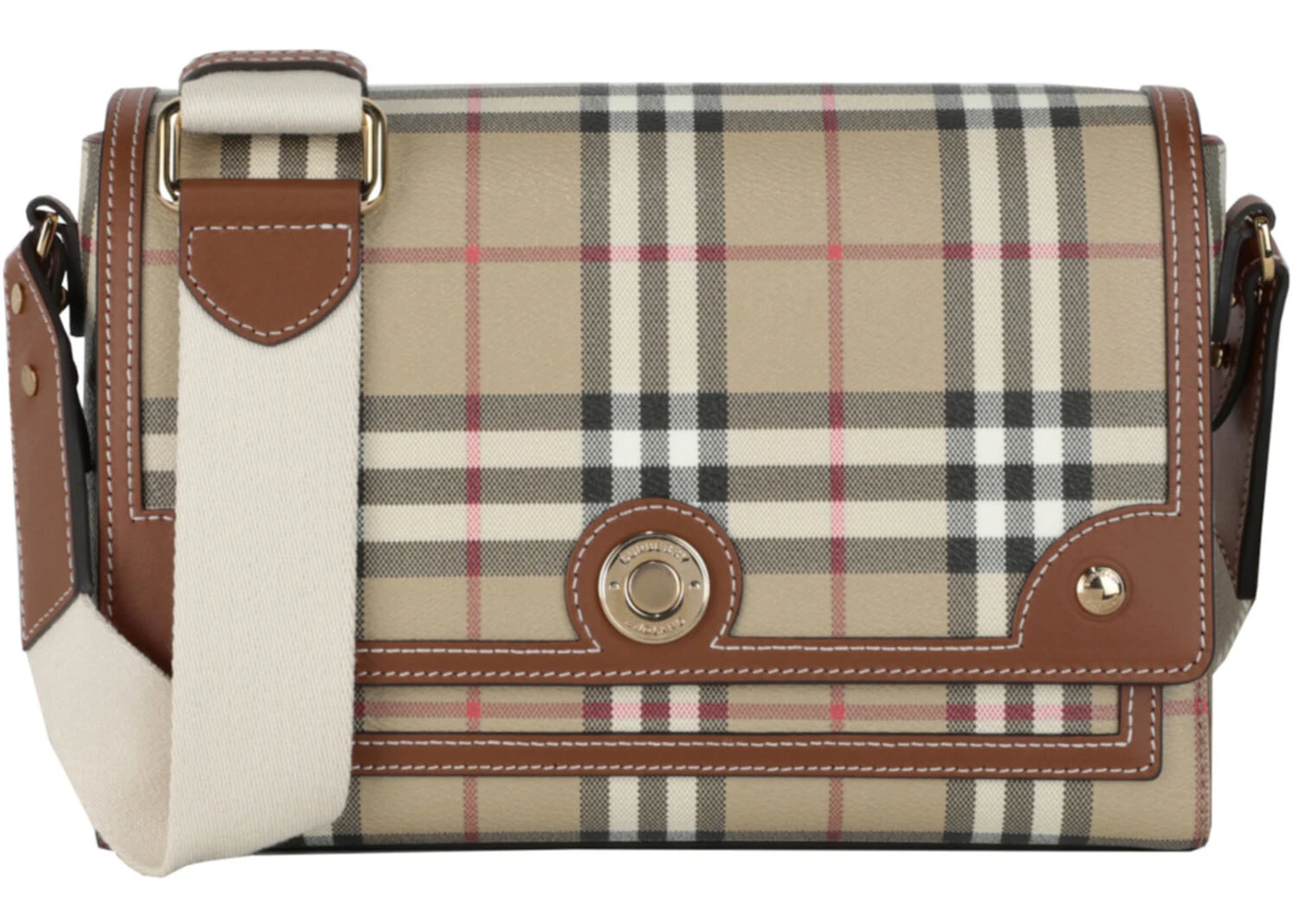 Burberry Medium Note Bag Briar Brown in Leather US