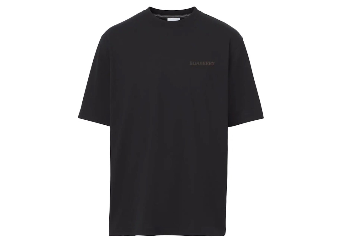 Pre-owned Burberry Mini Logo Print T-shirt Black