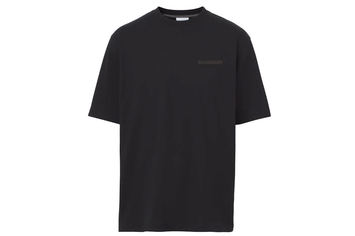 Pre-owned Burberry Mini Logo Print T-shirt Black