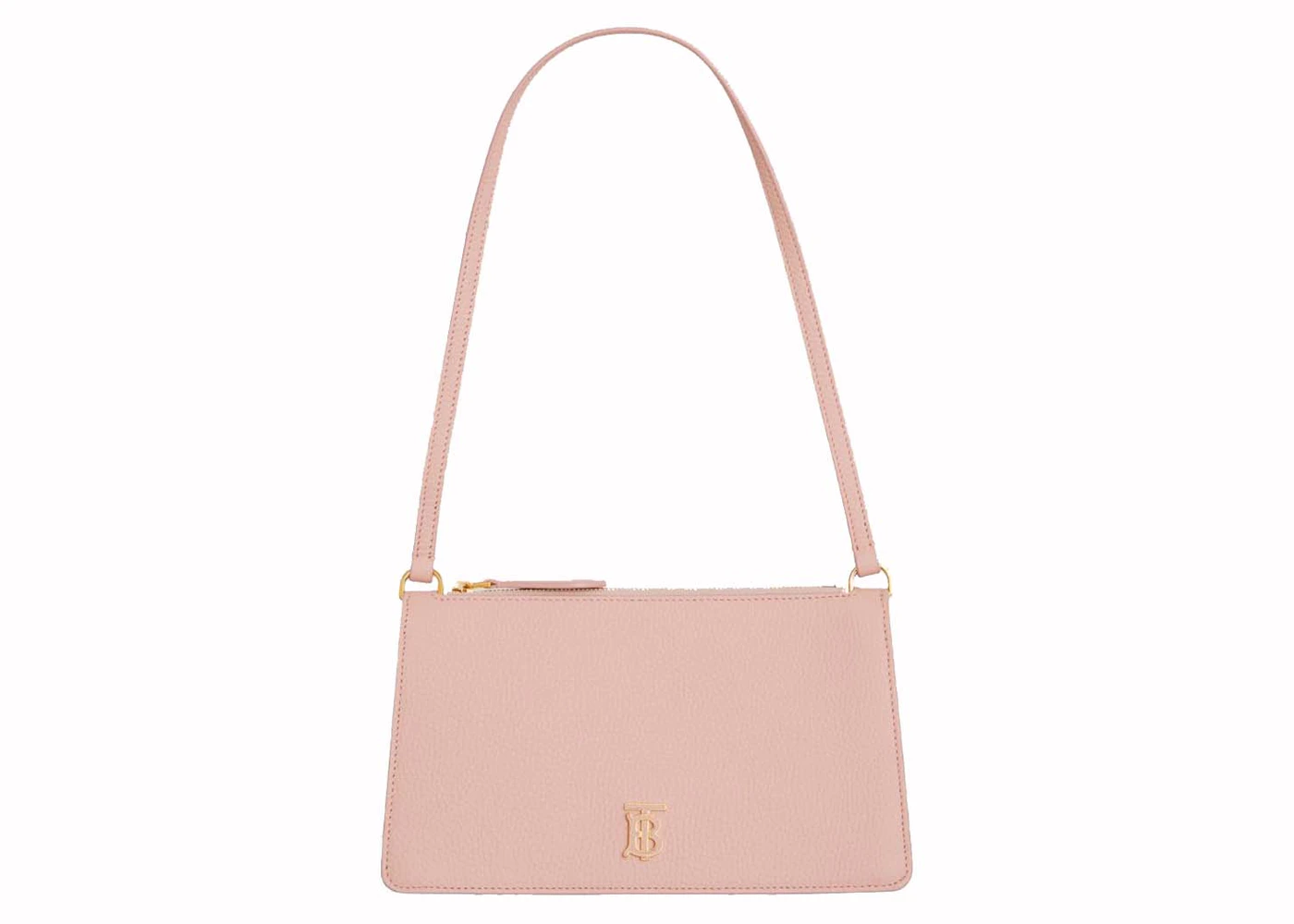 Pink Burberry Mini Tb Bag Burberry TB Logo-plaque Calf Leather