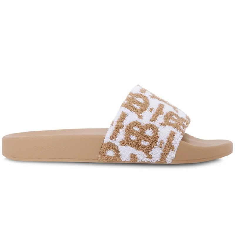 Furley Sliders Burberry Womens Sliders Burberry Monogram Furley
