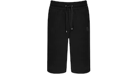 Burberry Monogram Motif Cashmere Drawcord Shorts Black