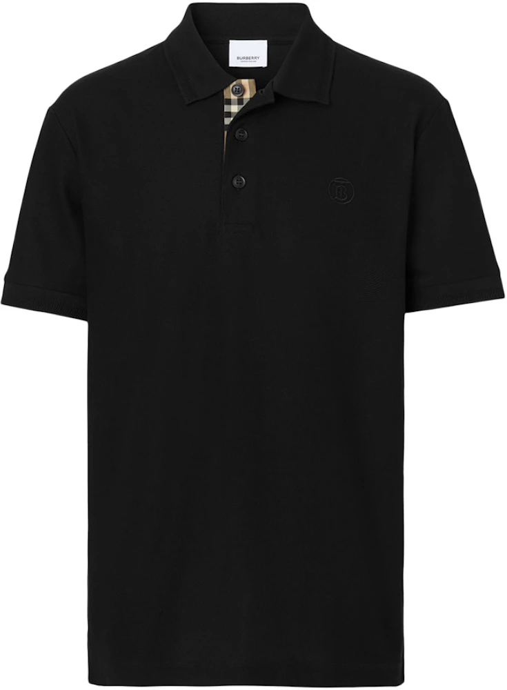 Moncler Men's Pique Monogram Checkered Polo Shirt
