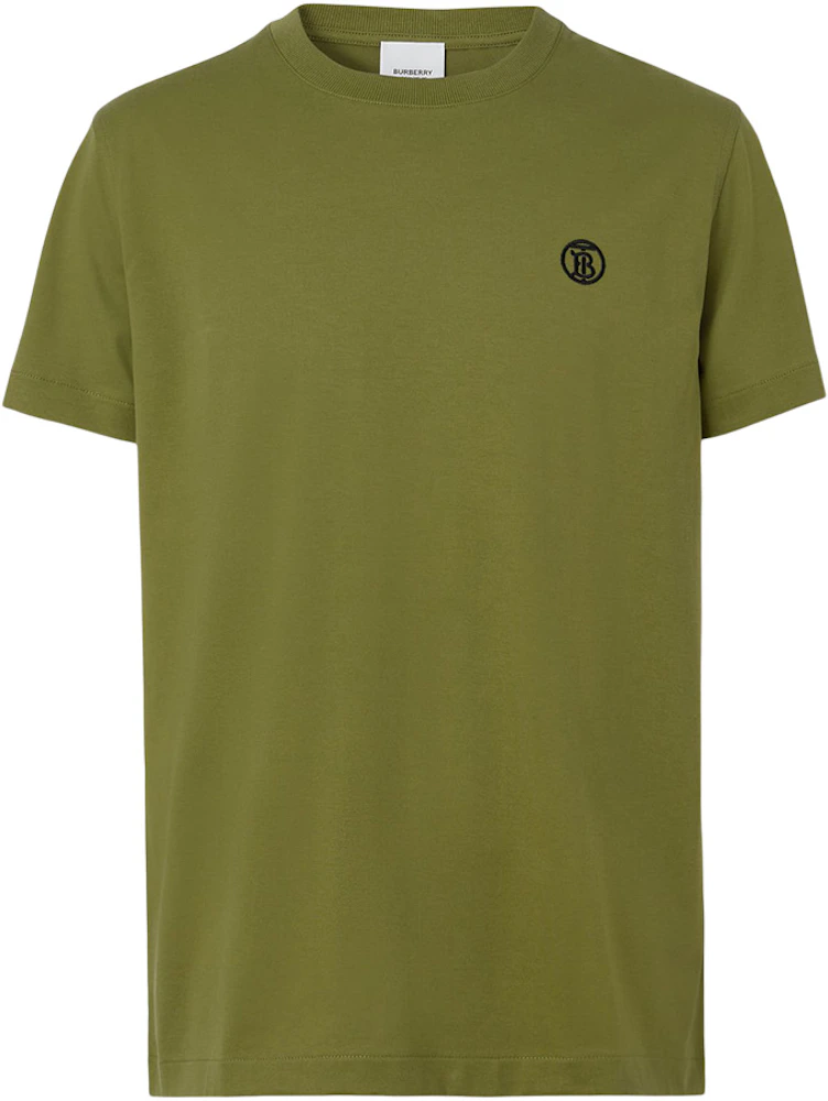 Burberry Monogram Motif Cotton T-Shirt Soft Fawn/Black