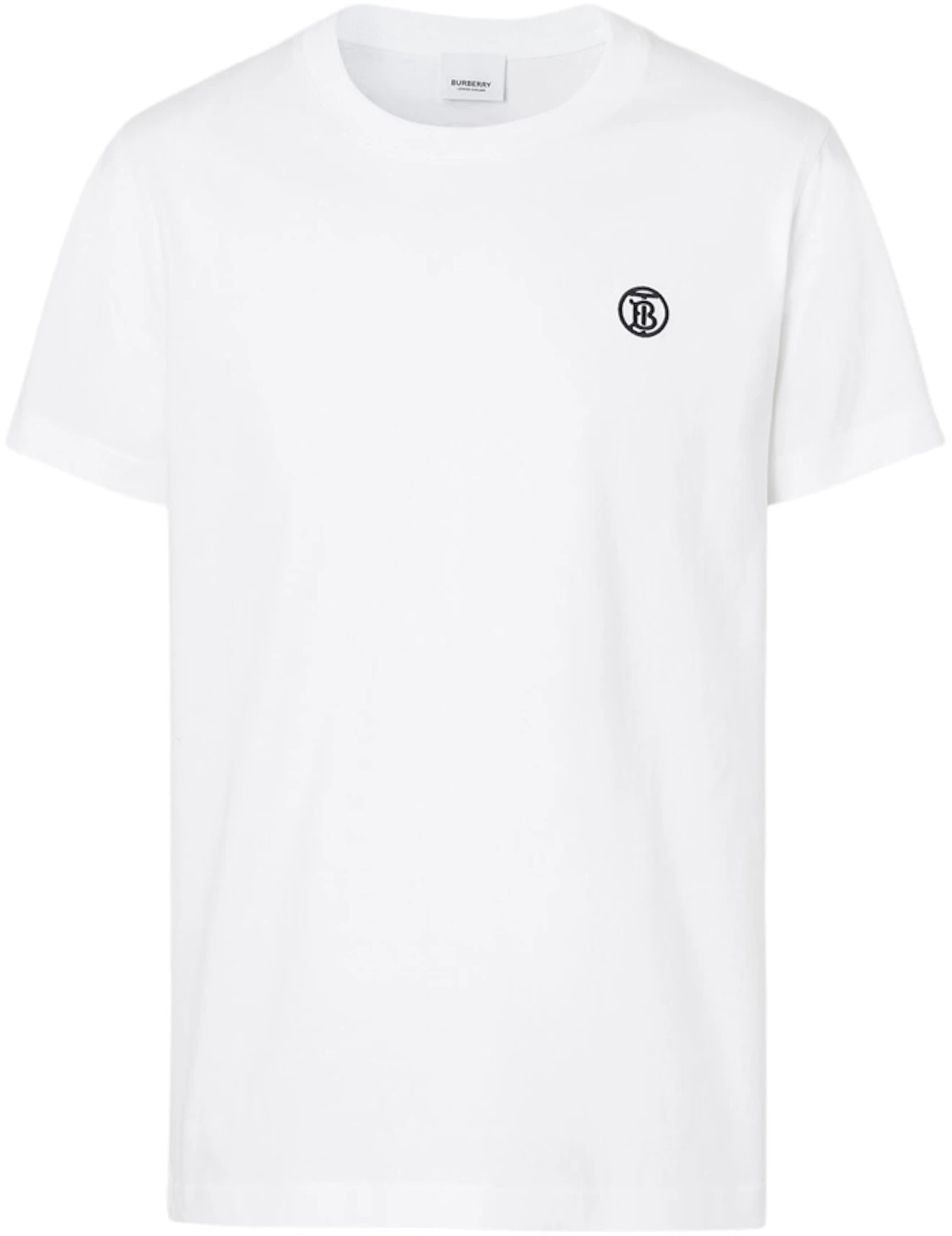 Burberry Monogram Motif Cotton T-shirt White/Black - SS22 - US