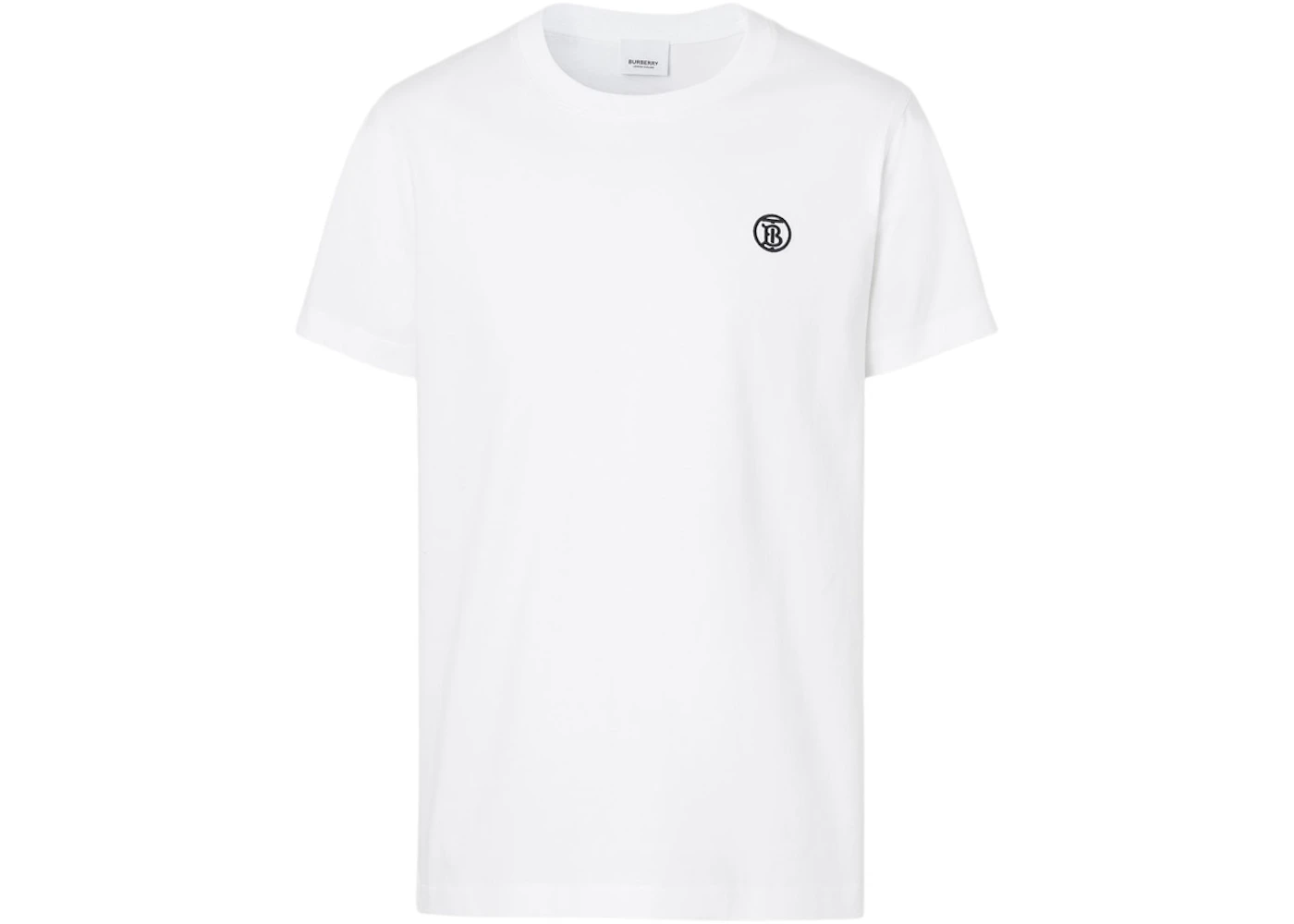 Burberry Monogram Motif Cotton T-shirt White/Black - SS22 Men's - US