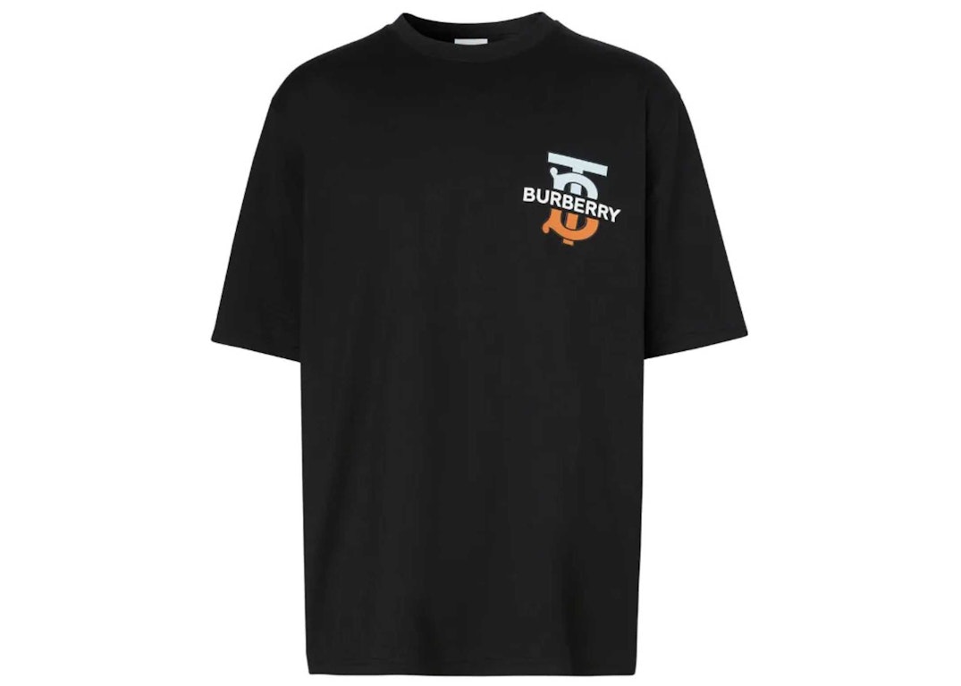 Pre-owned Burberry Monogram Motif Oversized T-shirt Black