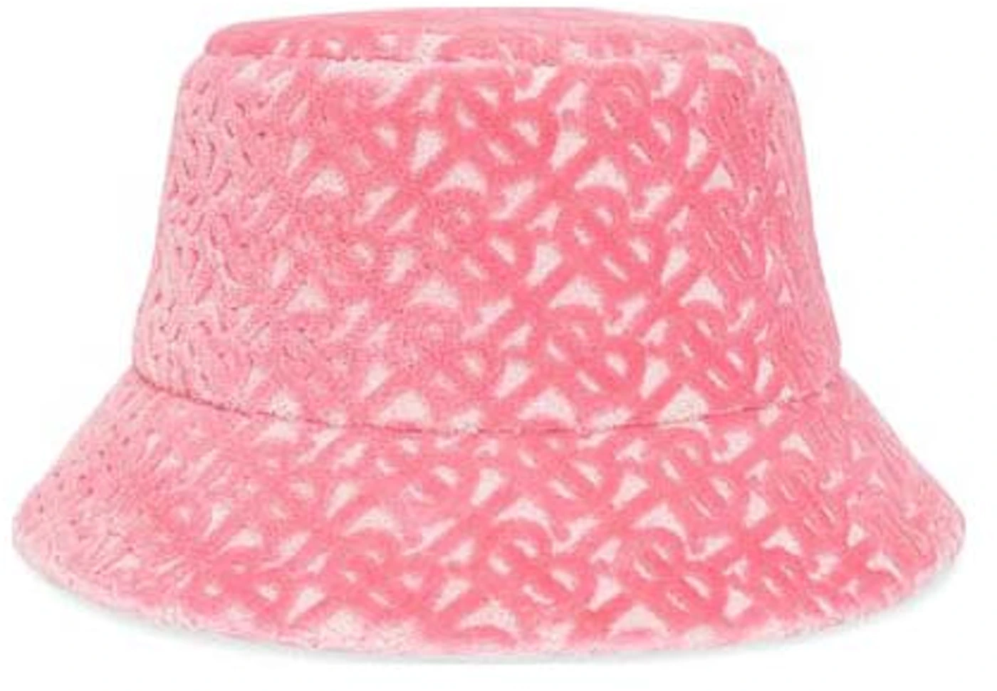 Burberry Monogram Velvet Bucket Hat Pink/Lime - US