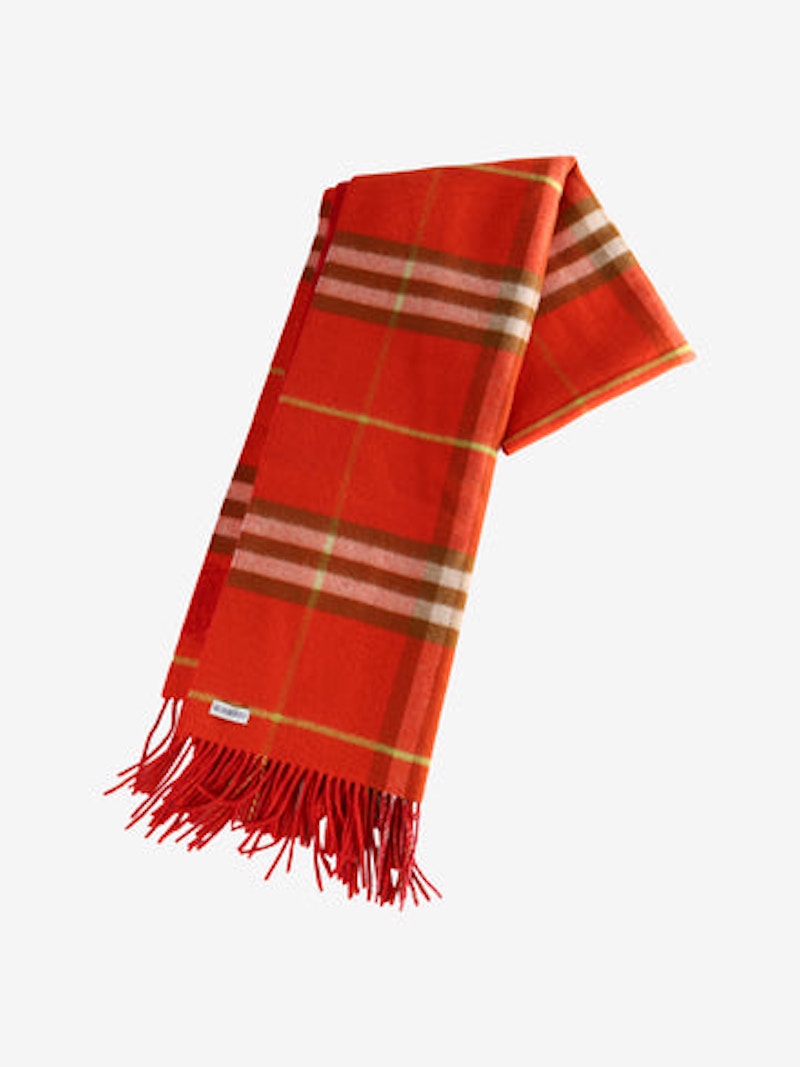Burberry Mu Solid To Gc Scarf Tomatored - FW25 - US