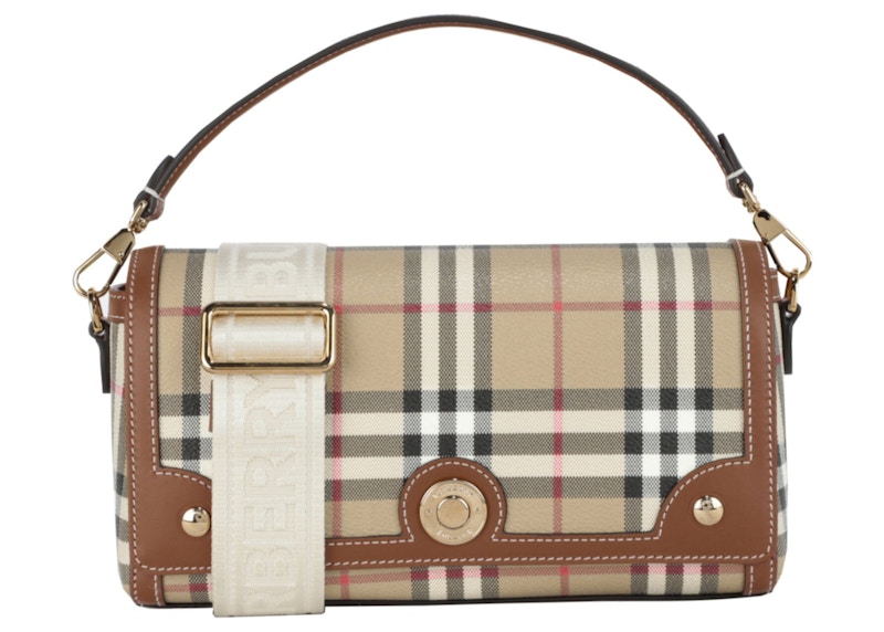 Burberry Note Bag Top Handle Briar Brown