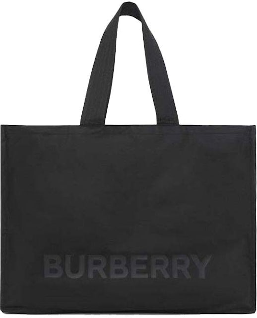 Logo Tote Bag in Black - Burberry