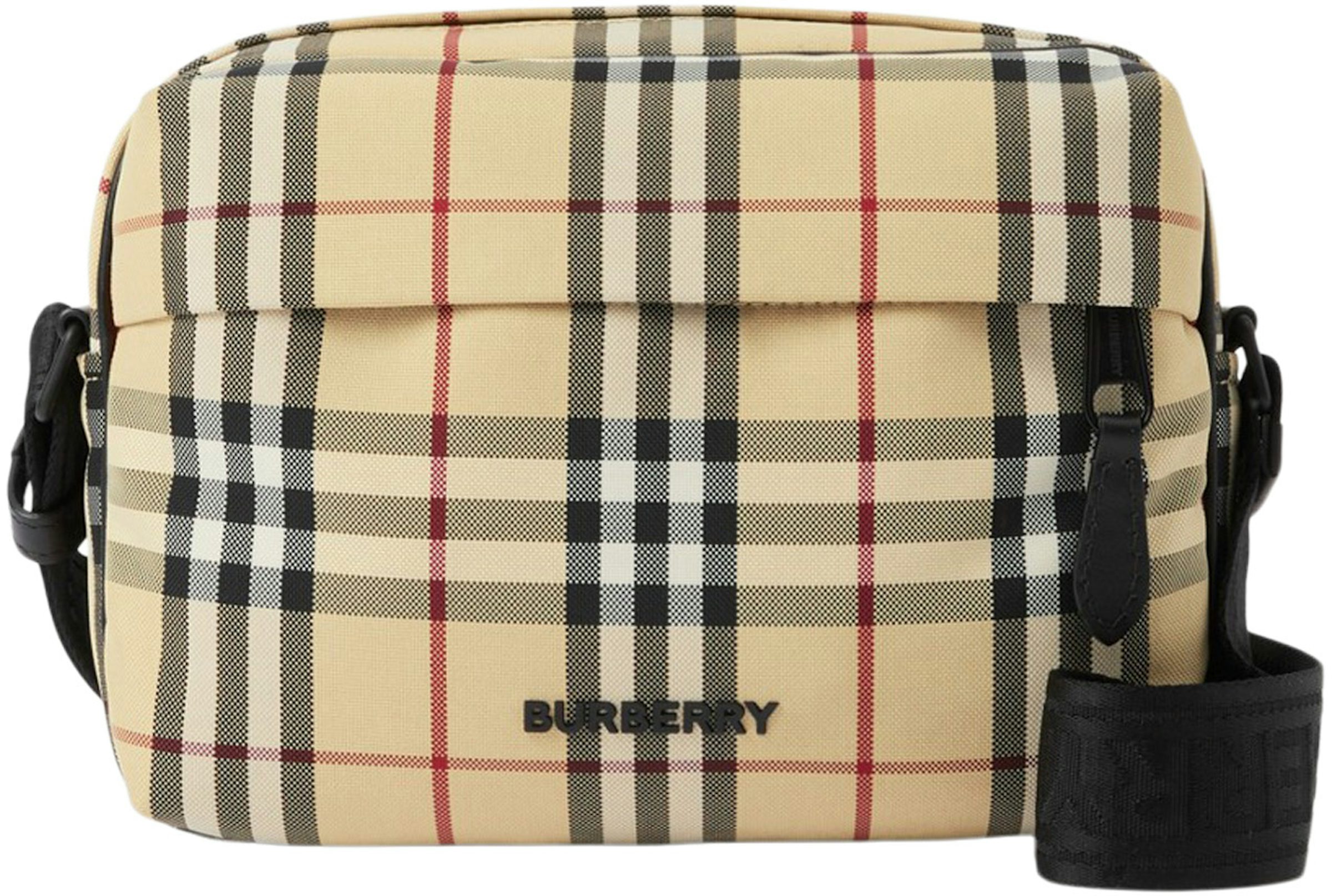 Burberry Stevie Belt Bag Archive Beige in Polyamide with Black-tone - US