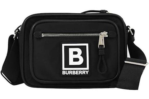 Burberry Bolso de hombro Paddy Logo Negro in Nylon ES