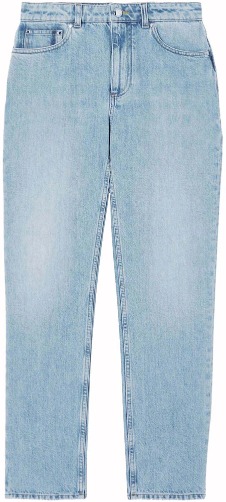 Burberry Pocket Detail Straight Leg Jeans Blue - US