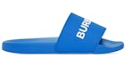 Burberry Pool Slides Blau Weiß